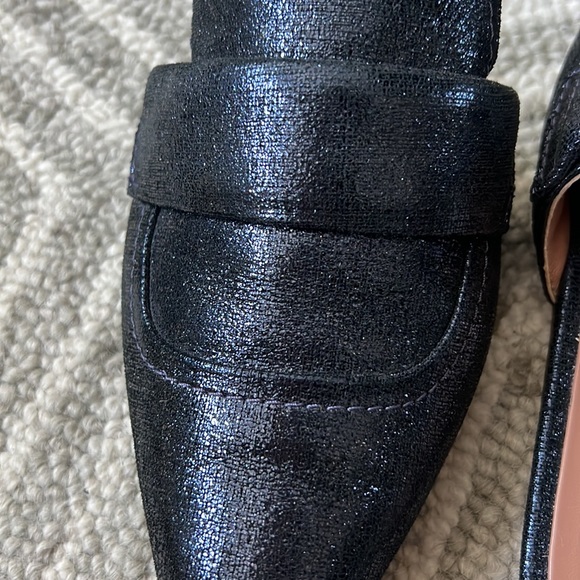 New Marni Blue Metallic Mules 37.5 - Picture 5 of 15